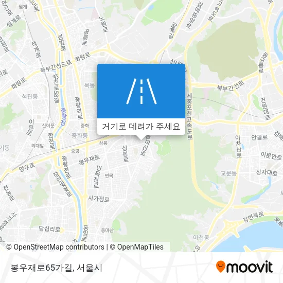 봉우재로65가길 지도
