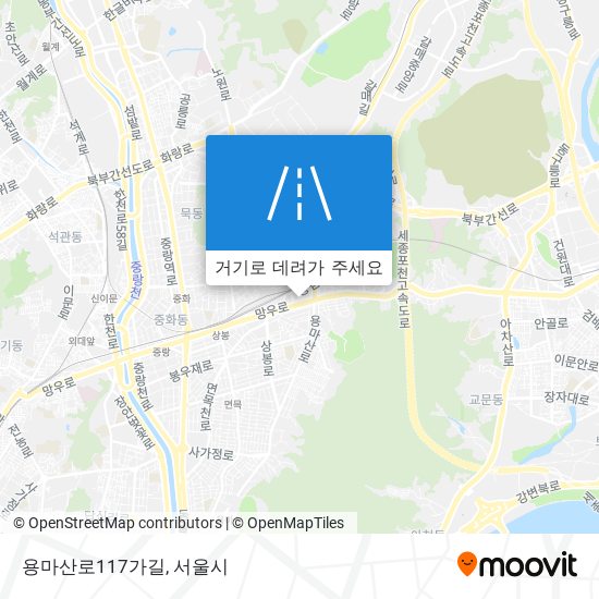 용마산로117가길 지도