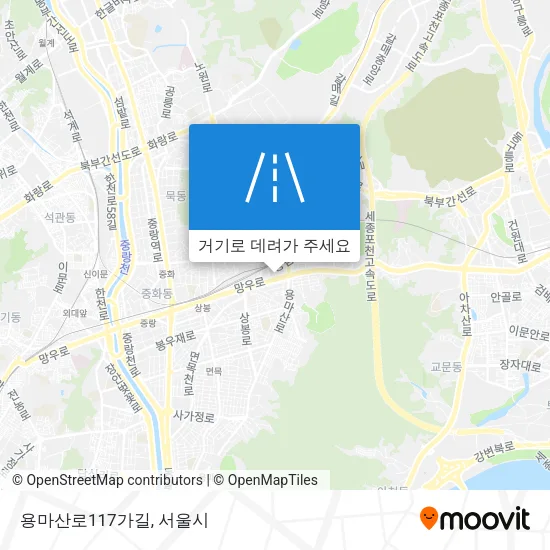 용마산로117가길 지도