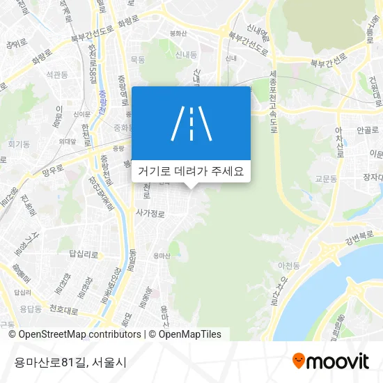 용마산로81길 지도