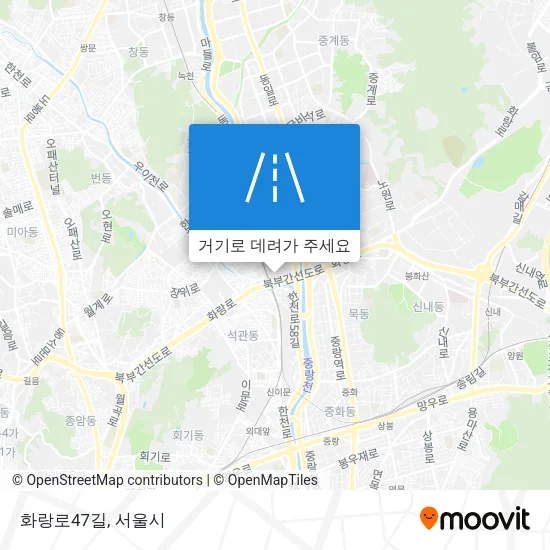 화랑로47길 지도
