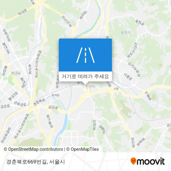 경춘북로669번길 지도