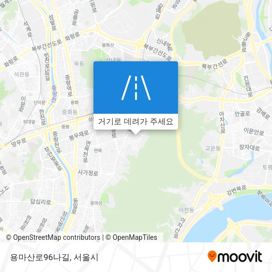 용마산로96나길 지도
