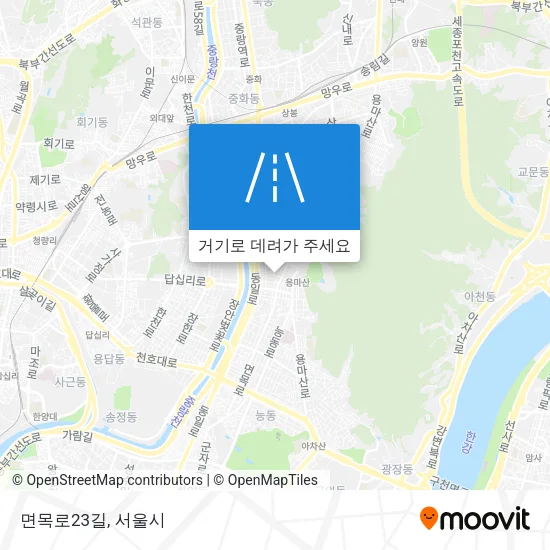 면목로23길 지도