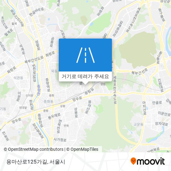 용마산로125가길 지도