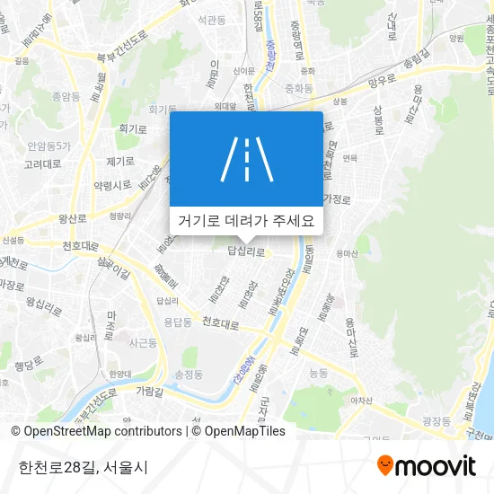 한천로28길 지도