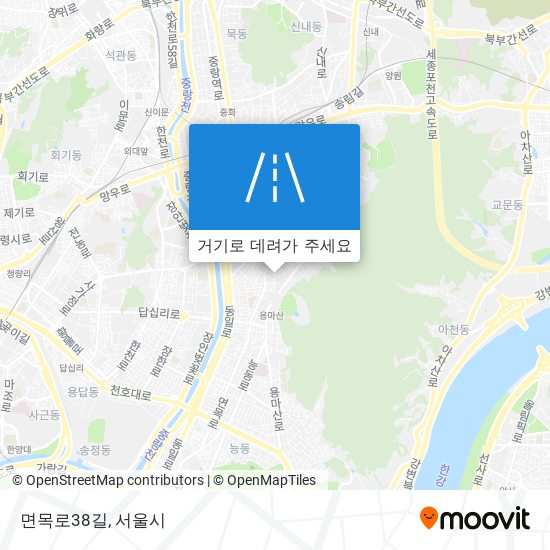 면목로38길 지도