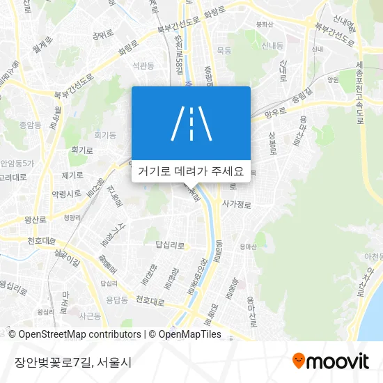 장안벚꽃로7길 지도