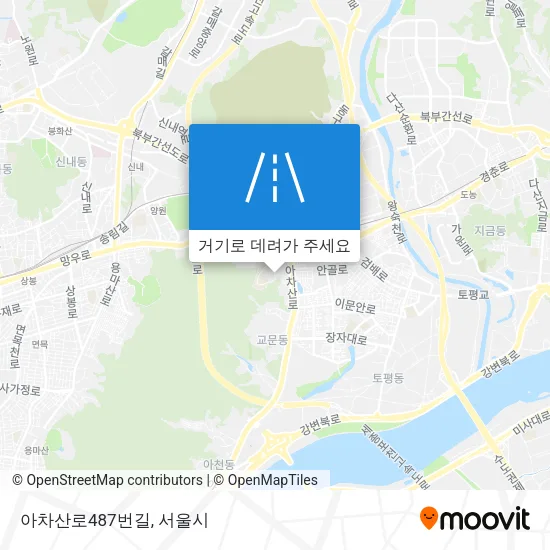 아차산로487번길 지도