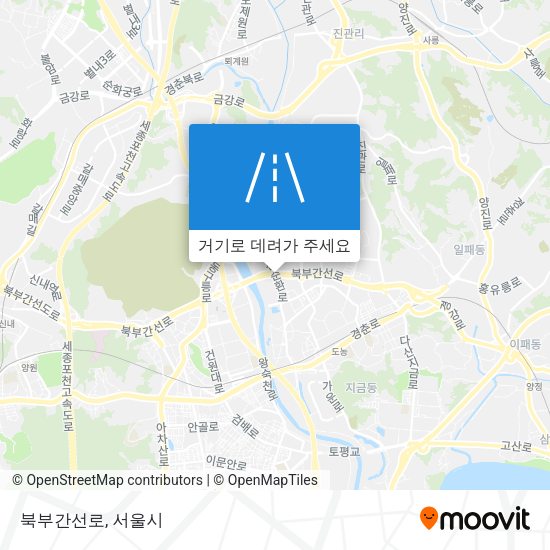 북부간선로 지도