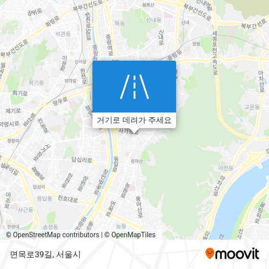 면목로39길 지도