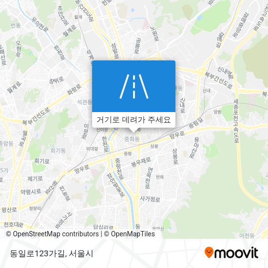 동일로123가길 지도
