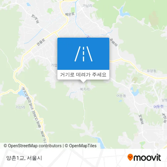 양촌1교 지도