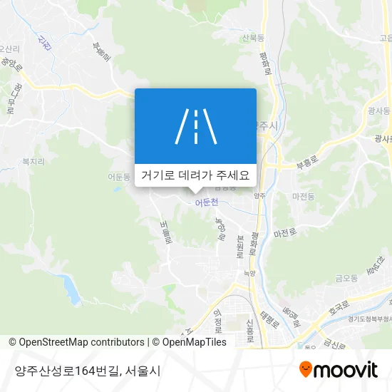 양주산성로164번길 지도