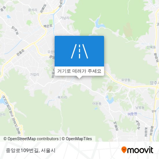 중앙로109번길 지도