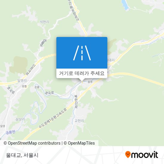 울대교 지도