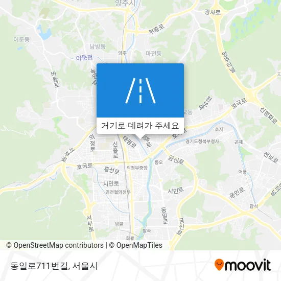 동일로711번길 지도