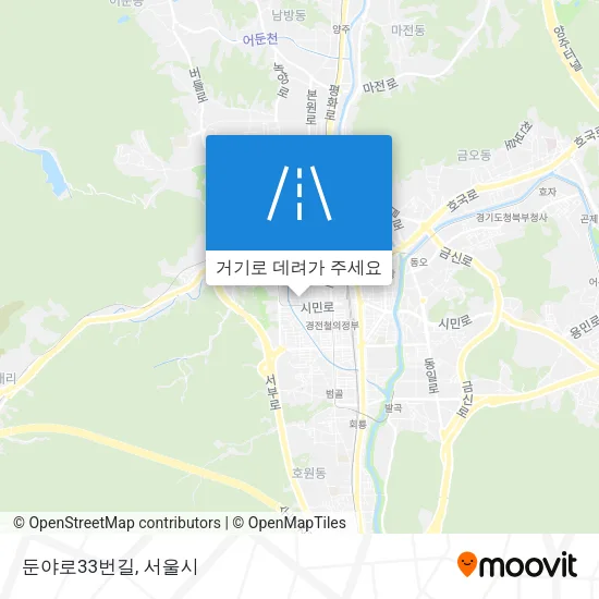둔야로33번길 지도