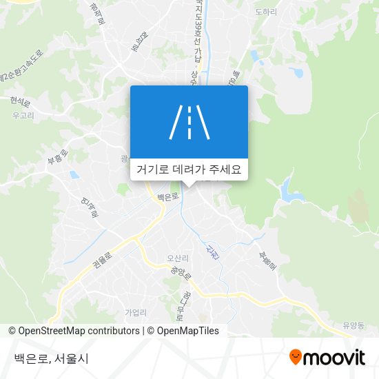 백은로 지도