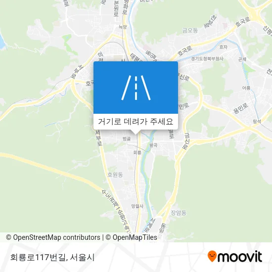 회룡로117번길 지도