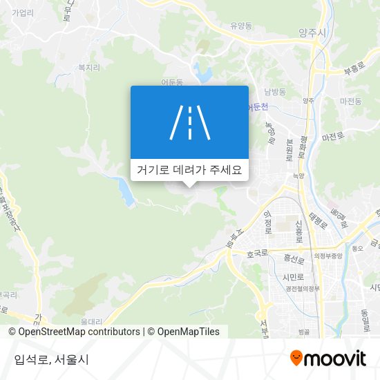 입석로 지도