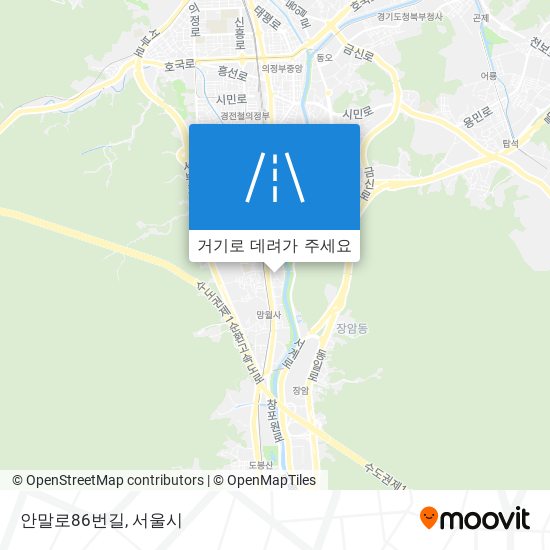 안말로86번길 지도