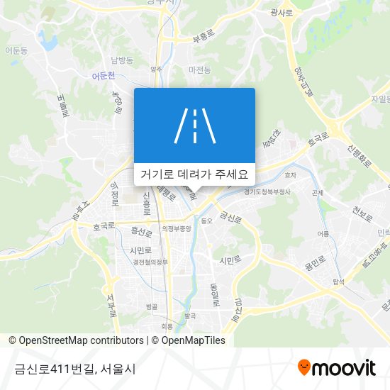 금신로411번길 지도