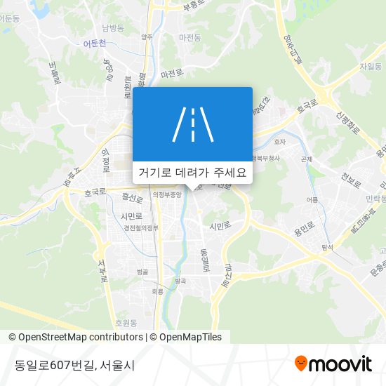 동일로607번길 지도