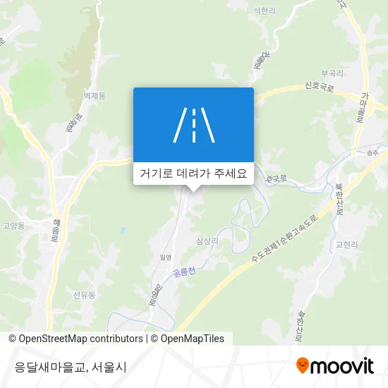 응달새마을교 지도