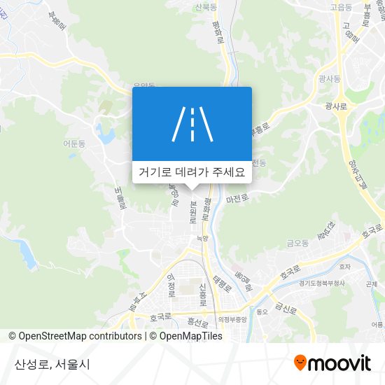 산성로 지도