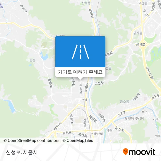 산성로 지도