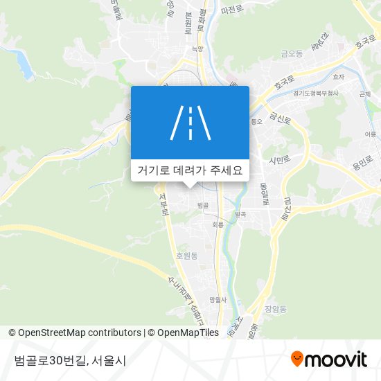 범골로30번길 지도