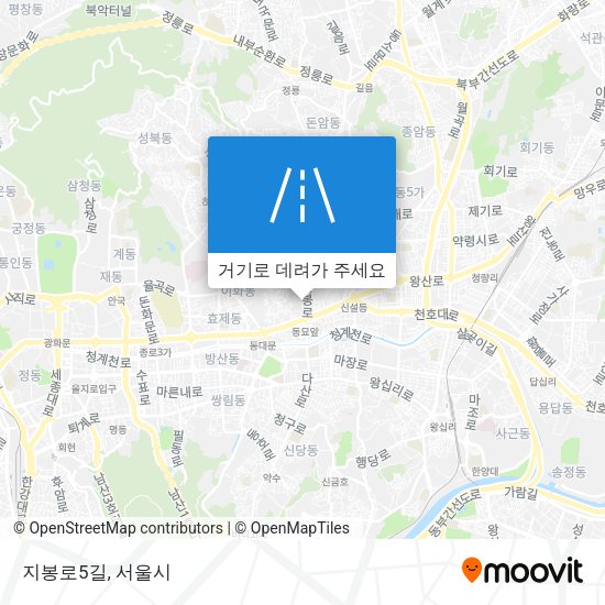 지봉로5길 지도