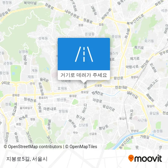 지봉로5길 지도
