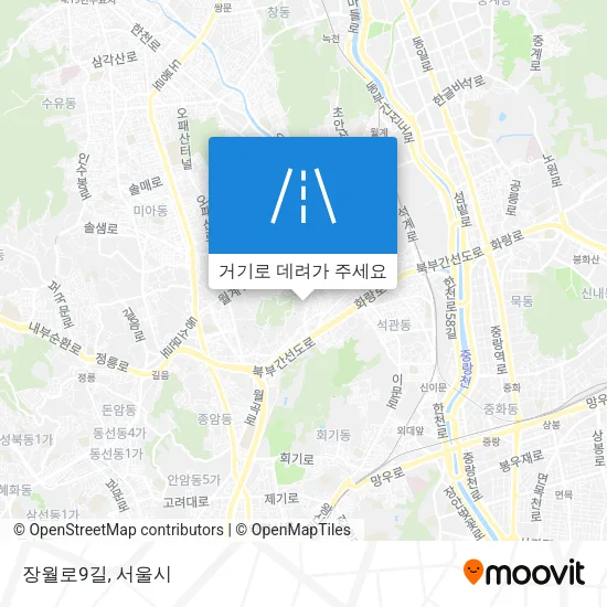 장월로9길 지도