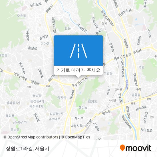 장월로1라길 지도