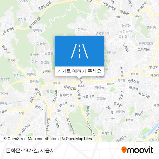 돈화문로9가길 지도