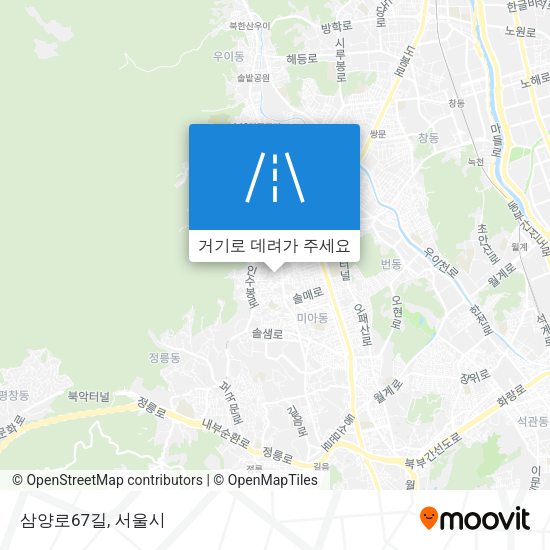 삼양로67길 지도