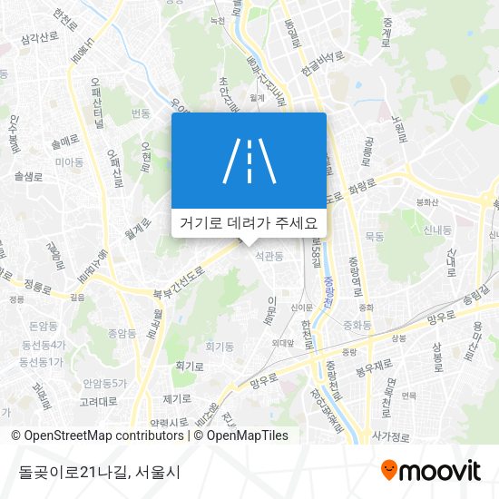 돌곶이로21나길 지도