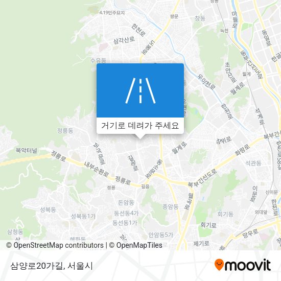 삼양로20가길 지도