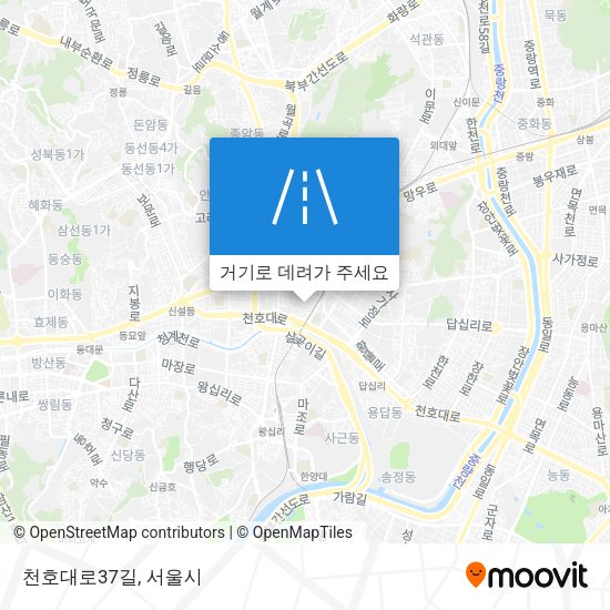 천호대로37길 지도