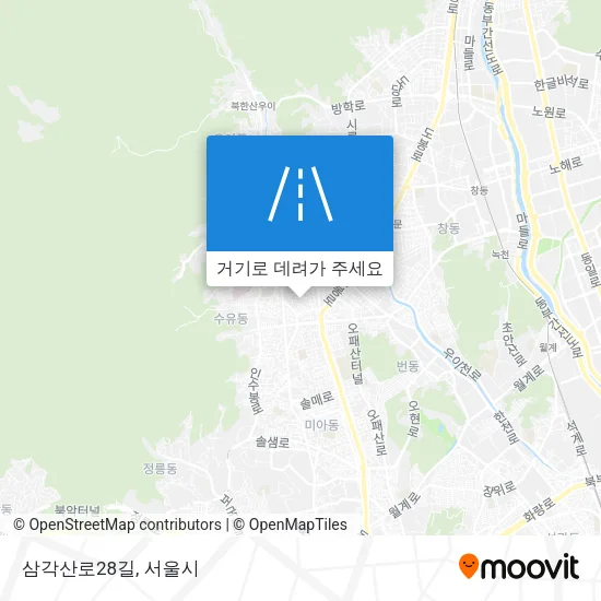 삼각산로28길 지도