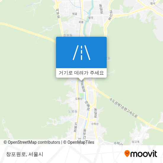 창포원로 지도