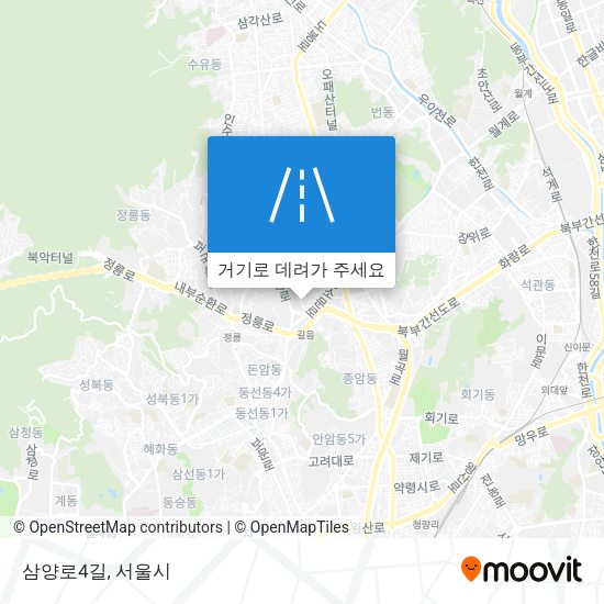 삼양로4길 지도
