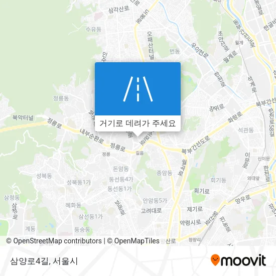 삼양로4길 지도