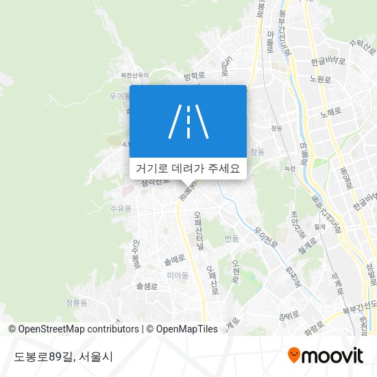 도봉로89길 지도