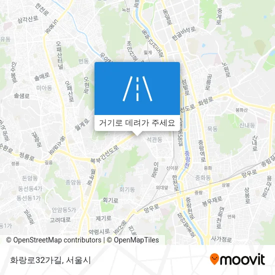 화랑로32가길 지도