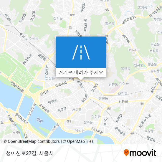 성미산로27길 지도