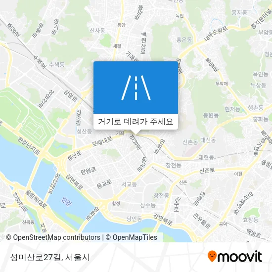 성미산로27길 지도