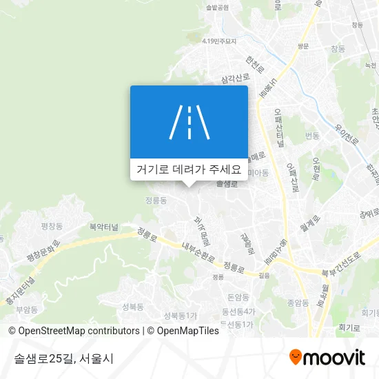 솔샘로25길 지도